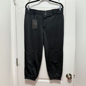 Marucci Excel Women’s L Double-Knit Fastpitch Softball Pants MAFPPTEXL Black ⚾️‎